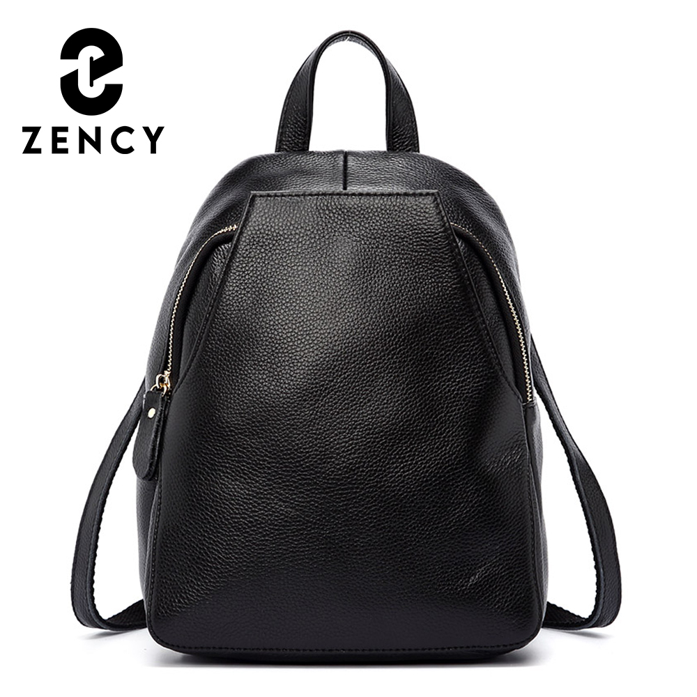 Genuine Leather Backpack - Zency Charm Kadın Sırt Çantası 100%