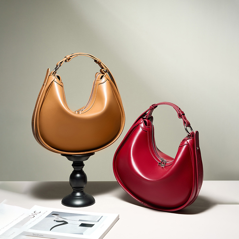 Luxury Bags Wholesale - Saf Bölünmüş Inek Derisi Deri kadın
