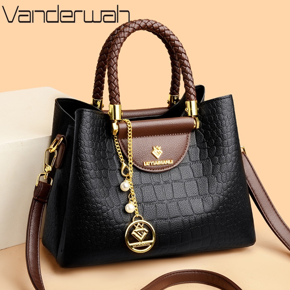 Luxury High Quality Bags - Dokuma Saplı Hakiki Marka Yüksek Kaliteli