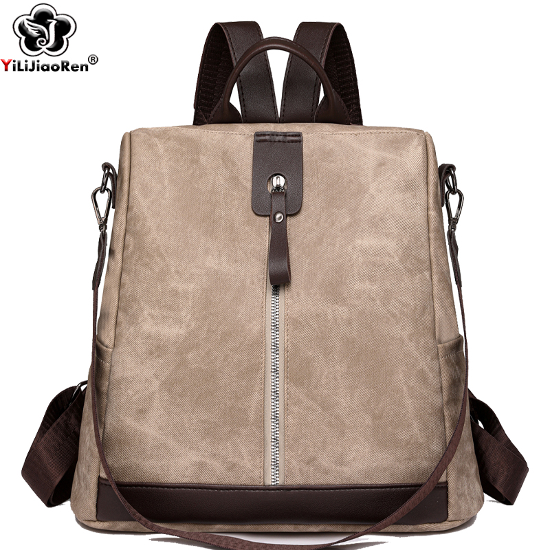 Luxury High Quality Bags - Moda Anti-hırsızlık Sırt Çantası Kadın Yüksek